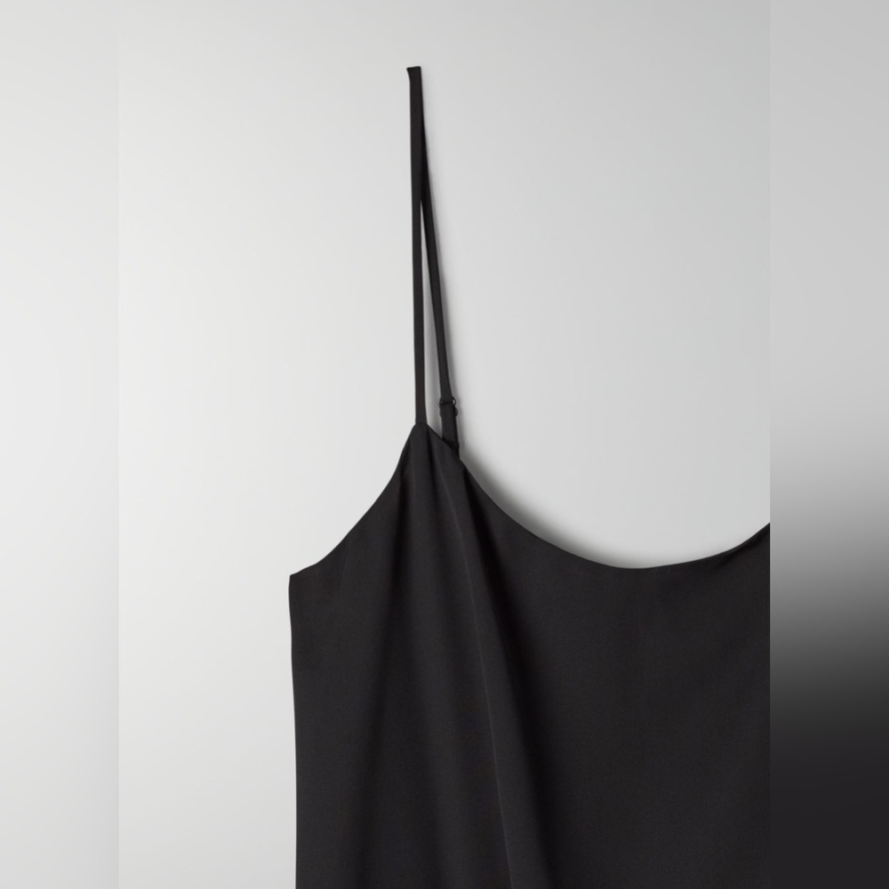 Aritzia Babaton Black Scala Wide leg Jumpsuit Flowy Black sz Medium - Picture 6 of 16